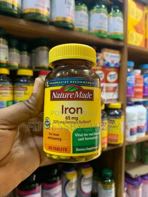 Nature Made Iron 65mg X 365 Tablets Ferrous Sulfate