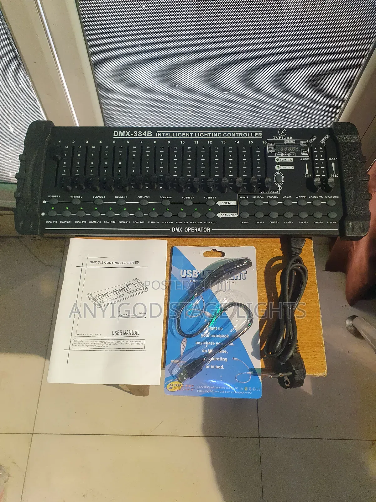 DMX 384B Light Console Professional Intelligent Controller
