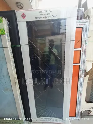 Aluminium Toughened Bathroom Door