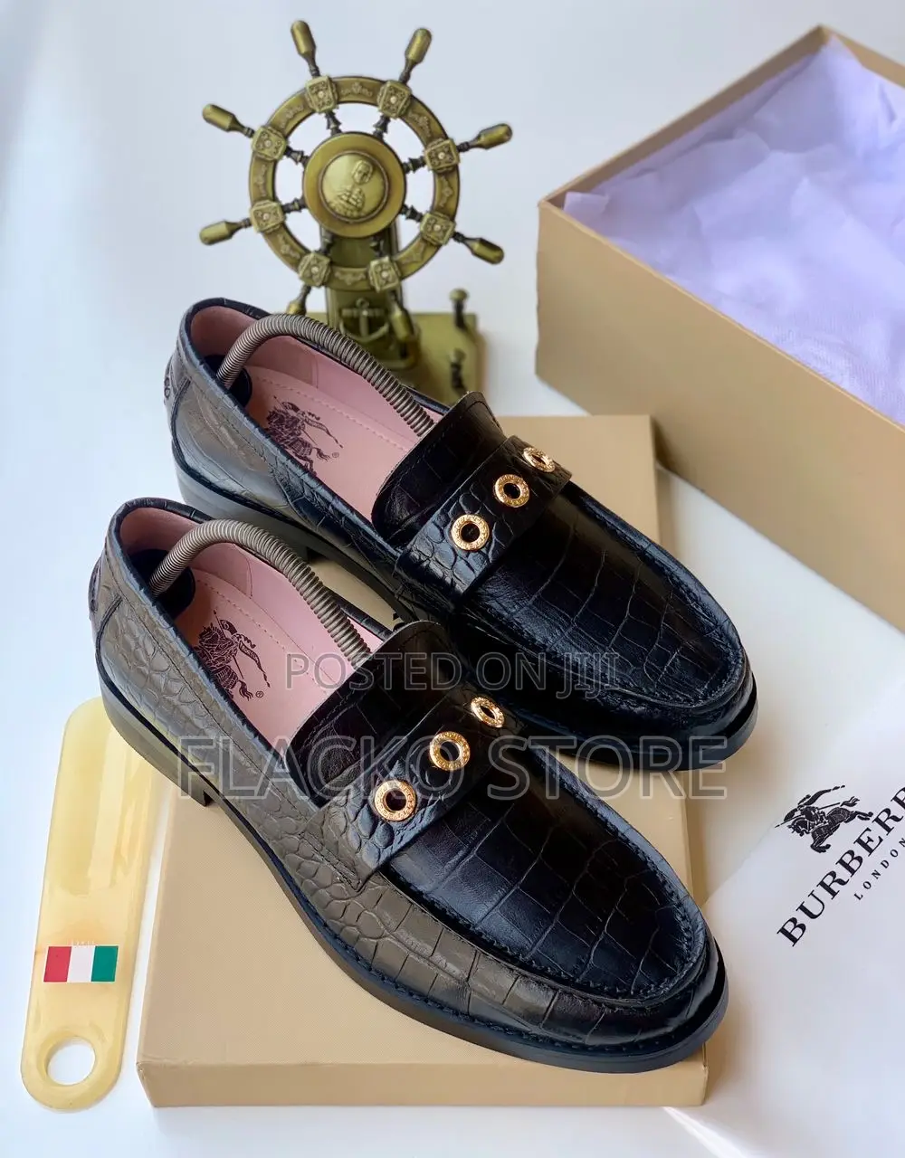 Original Burberry Loafers Shoes