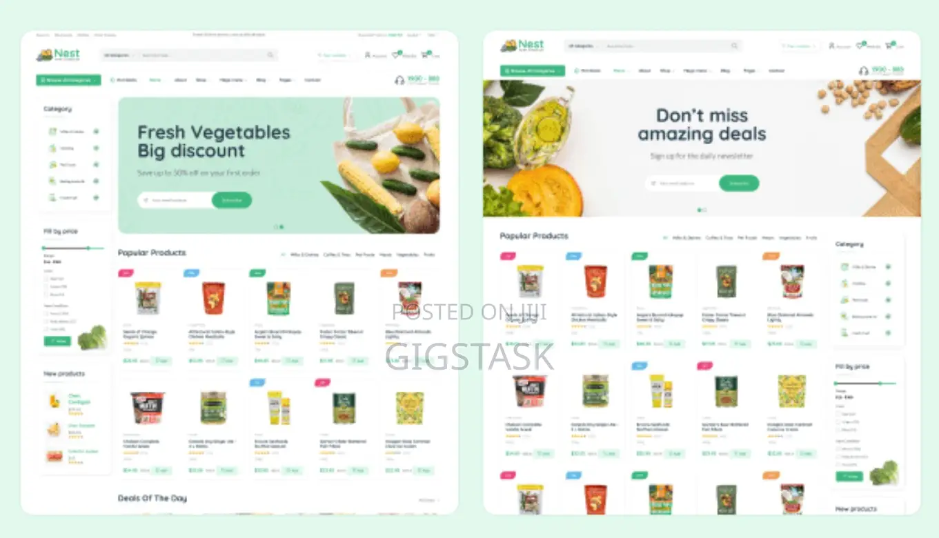 Will Create Ecommerce Website Like Jumia and Amazon