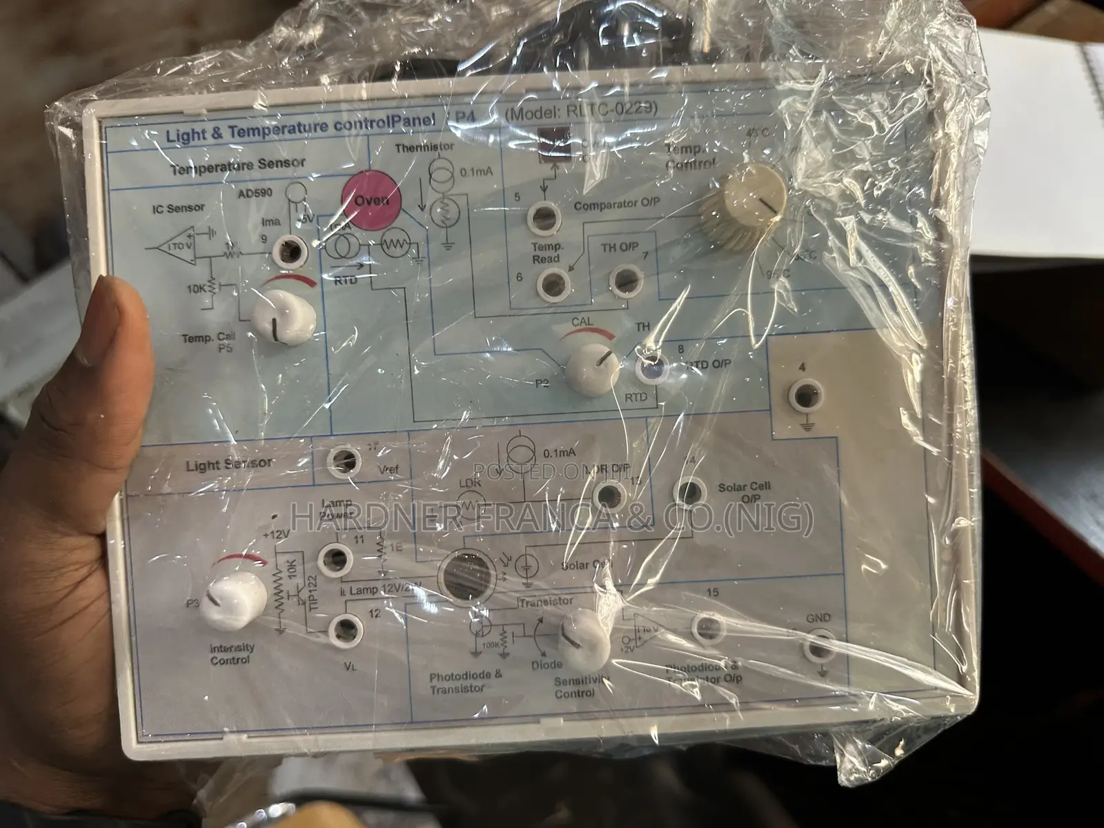 Light Temperature Control Panel