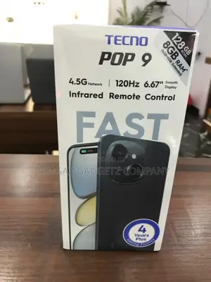 New Tecno Pop 9 128 GB Black