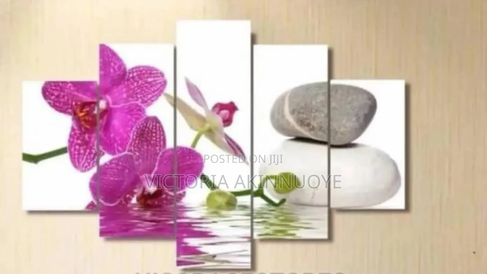 Spa Stone Canvas Wall Frame