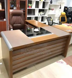 Symmetrical L Shaped Luxury Executive Table
