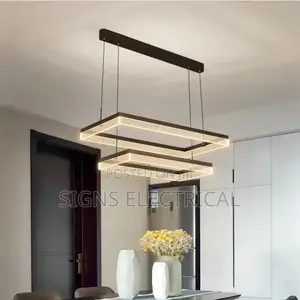 Minimalism Rectangle Acrylic Led Pendant Lights