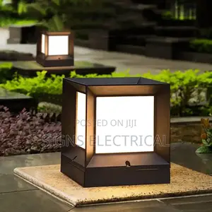 Outdoor Fence Gate Pillar Light