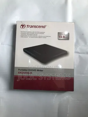Transcend 8xdvds-k Portable Cd/Dvd Writer
