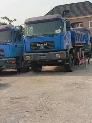 Foreign Used Man Diesel Truck 10 Tyres Tga Engine