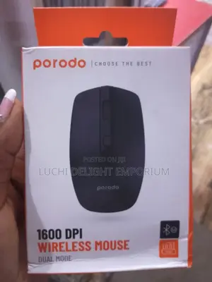 Porodo 2.4G Wireless N Bluetooth Rechargeable Mouse DPI 1600