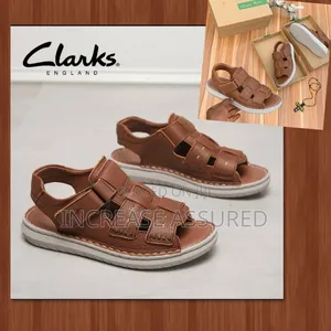 Luxury and Pure Leather Clack Sandals