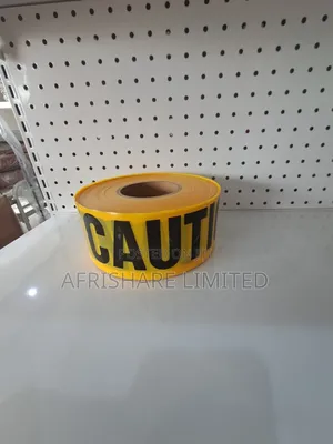 Yellow, Red, White Caution Tapes