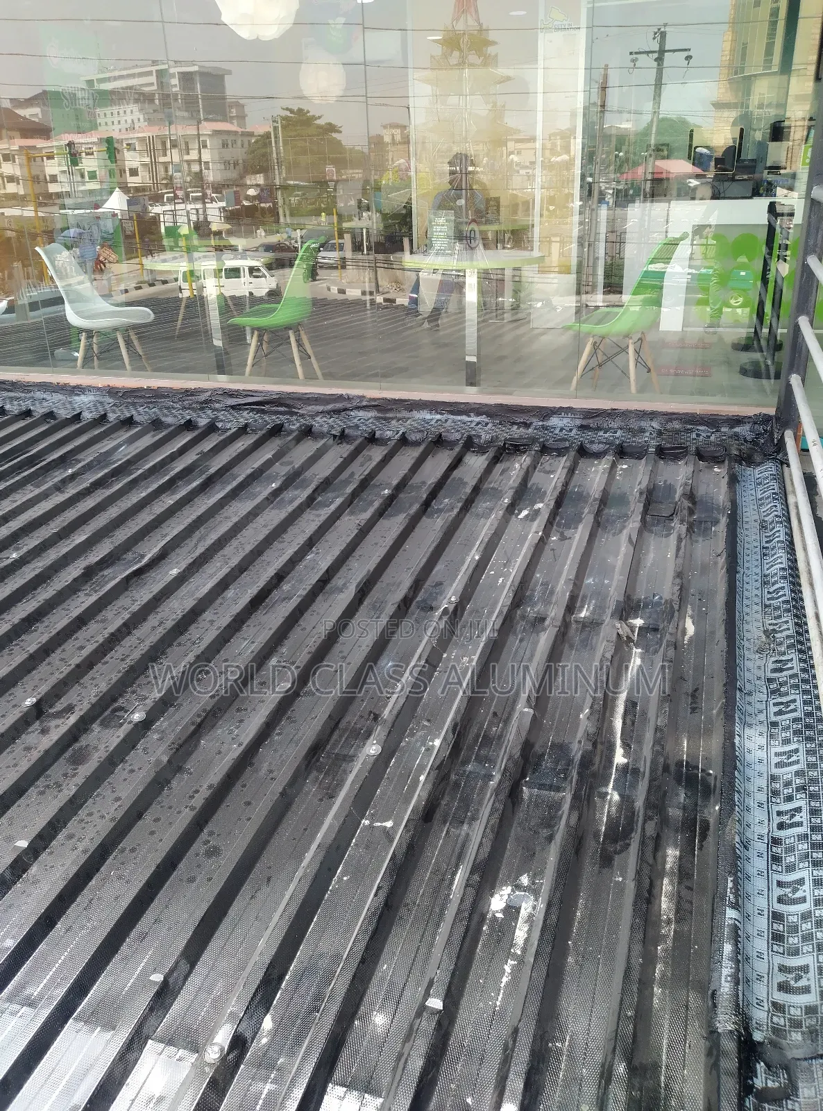 Felt Work for Leaking Decking, Walls Crack