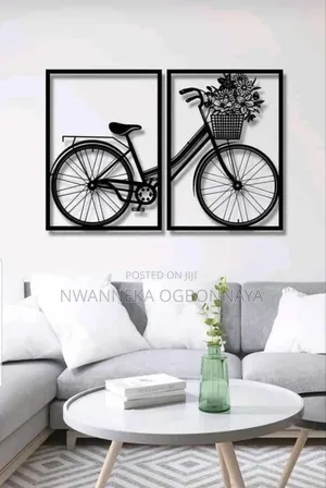 Bicycle Metal Wall Art For Living Room