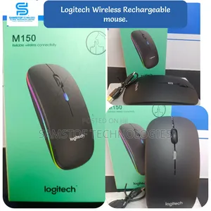 Logitech M150 Rechargeable Wireless Mouse Led Light