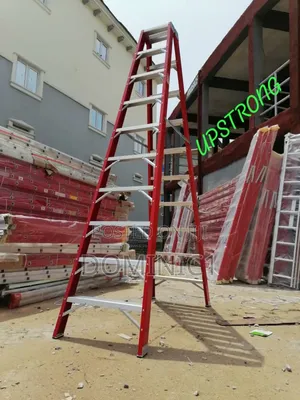 10 Steps Fiber Ladder Heavy Duty