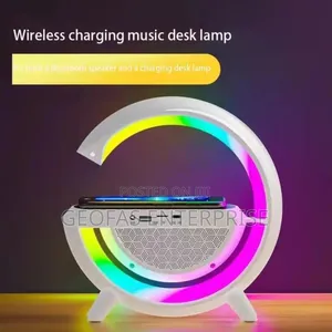 4 IN 1 G Shape Bluetooth Speaker With Wireless Charger