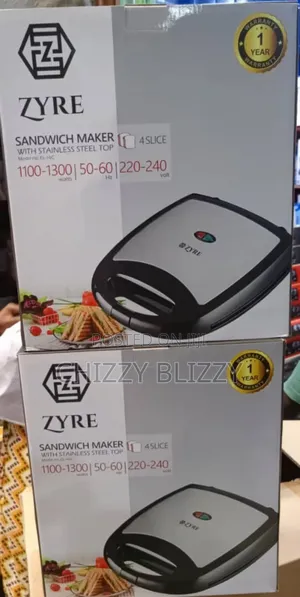 Zyre Sandwich Maker 4face