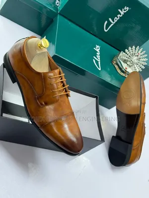 Clarks Leather Quality Men Shoe Available