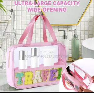 Clear Large Makeup Bag