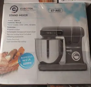 10.5l Eurotek Stand Mixer 2200w