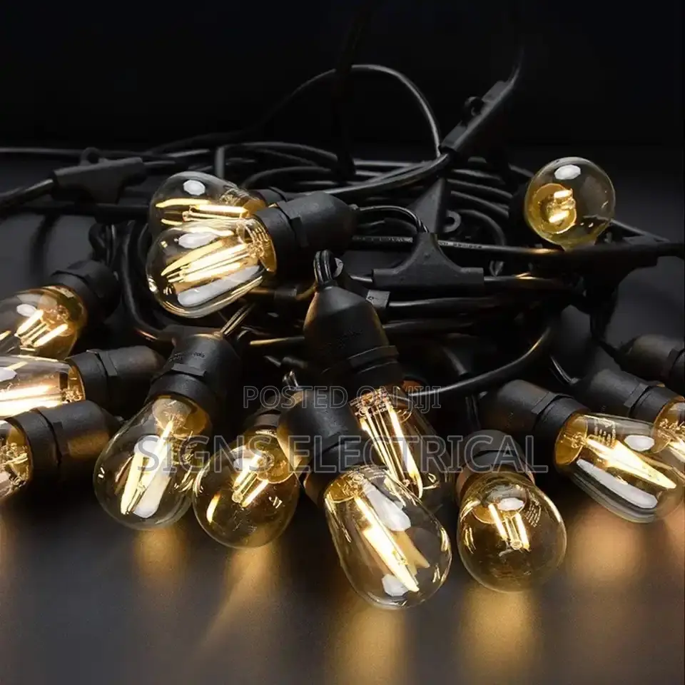 10M Patio String Light Outdoor Garland Lights