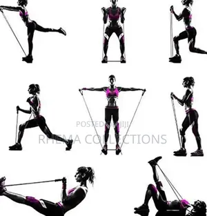 Exercise/Workout Bands With Handles for Men Women