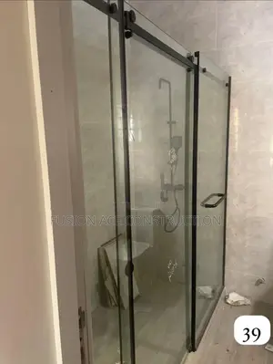 Toilet Frameless Glass Partition/ Cubicle