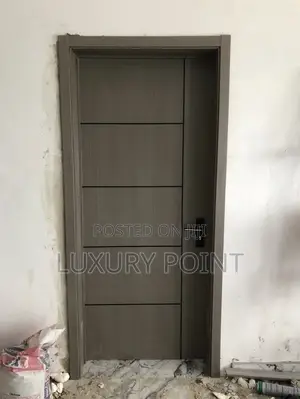 HDF Wooden Door Gray