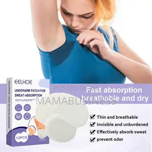 Eelhoe Underarm Patch For Sweat-absorption - 12 PCS