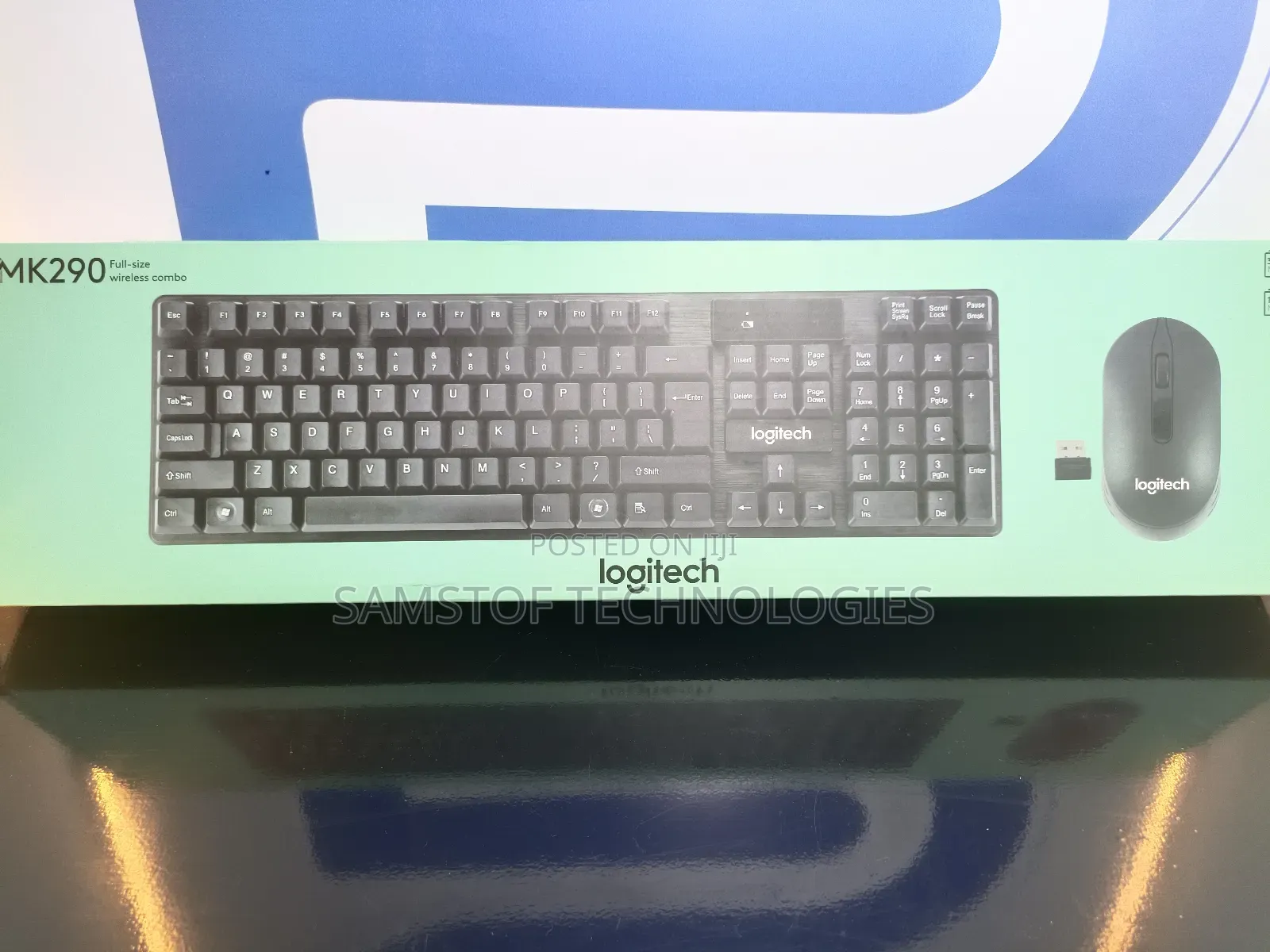 Mk 290 Logitech Wireless Combo Set Keyboard and Mouse