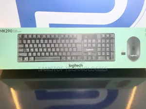 Mk 290 Logitech Wireless Combo Set Keyboard and Mouse