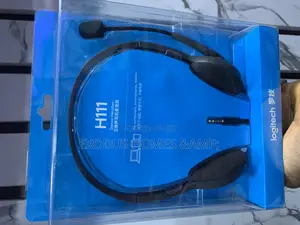 Logitech H111 Wired Headset, Stereo Headphones With Noise-C
