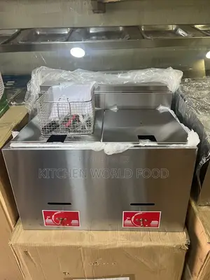 Industrial 10litr Double Basket Gas Deep Fryer