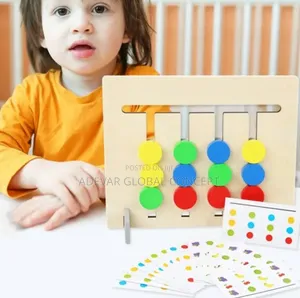 Kids Puzzle Board Games Double Sided Learning Toy