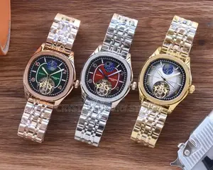 Patek Philippe Quality Luxury Men Chain Strap Wristwatch