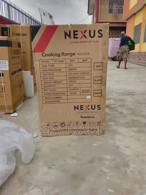 4 Burner Gas Cooker + Oven Nexus (Nx-5055)