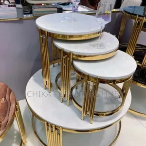 Quality Marble Centre Table With Stools