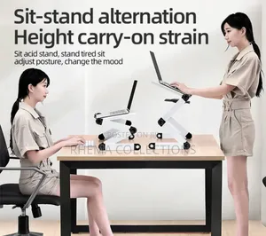 360° Laptop Stand With Mouse Base Cooling Fan
