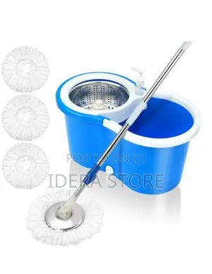 Extendable Spin Mopping Stick And Bucket