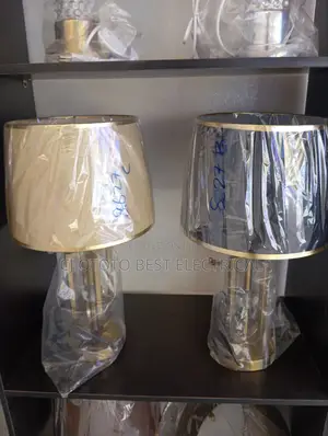 Table Bedside Lamp Gold and Black Available