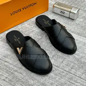 Original Louis Vuitton Men Half Shoe in 3 Colorways