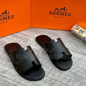 Original Hermes Leather Slippers in 3 Colorways