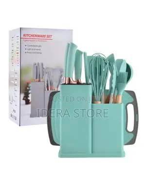 19pcs Silicone Spoon And Knife Set