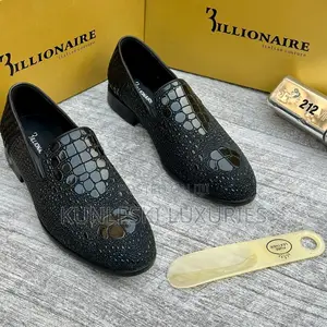 Billionaire Italian Leather Shoes for Men in 3 Colorways
