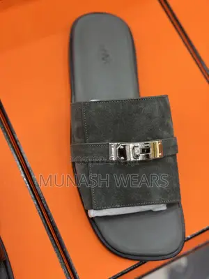 Pure Italian Leather Hermes Slipers 40-46
