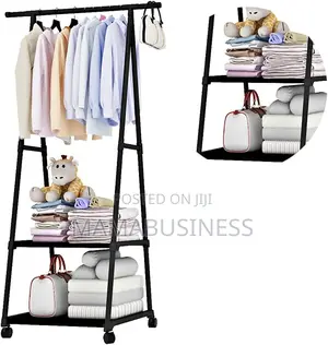 Triangle Cloth Rack (Black)