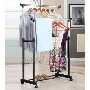 Extendable Double Pole Cloth Hanger