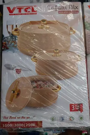 Set of 3 Safari Olx Insulated Casserole