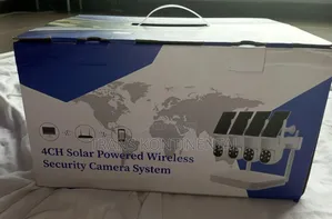 4ch Solar Powered Wireless Security PTZ Camera System (360°)